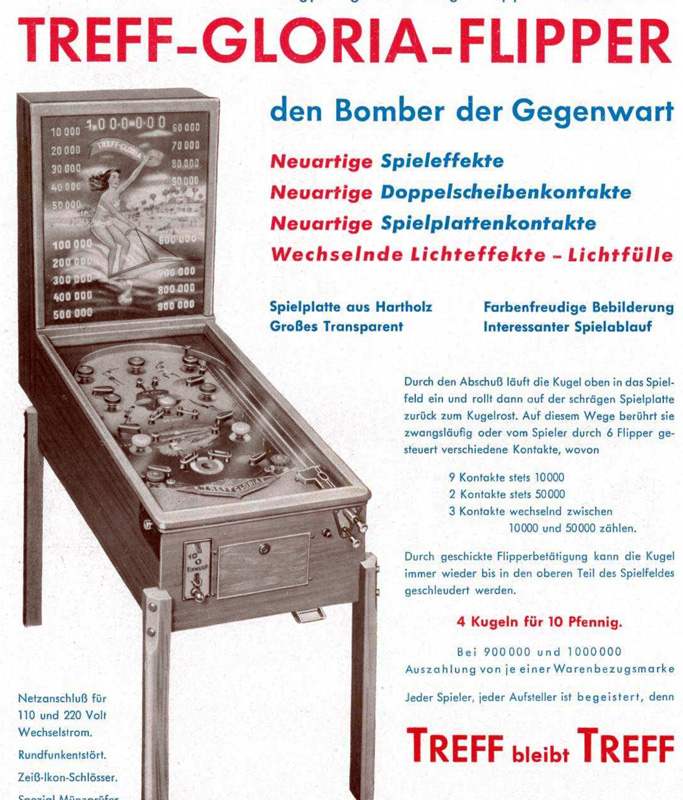 Treff Gloria Werbung